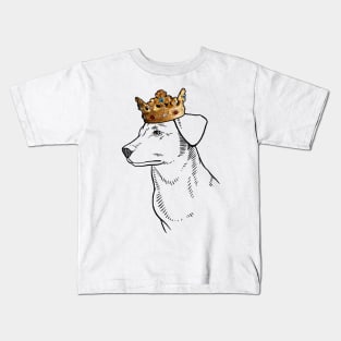 Corgidor Dog King Queen Wearing Crown Kids T-Shirt